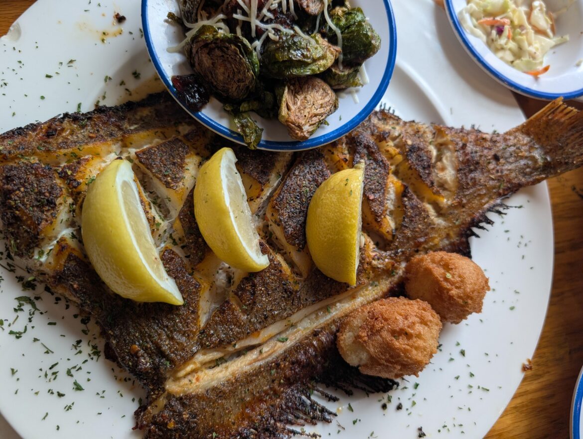 Broiled Flounder