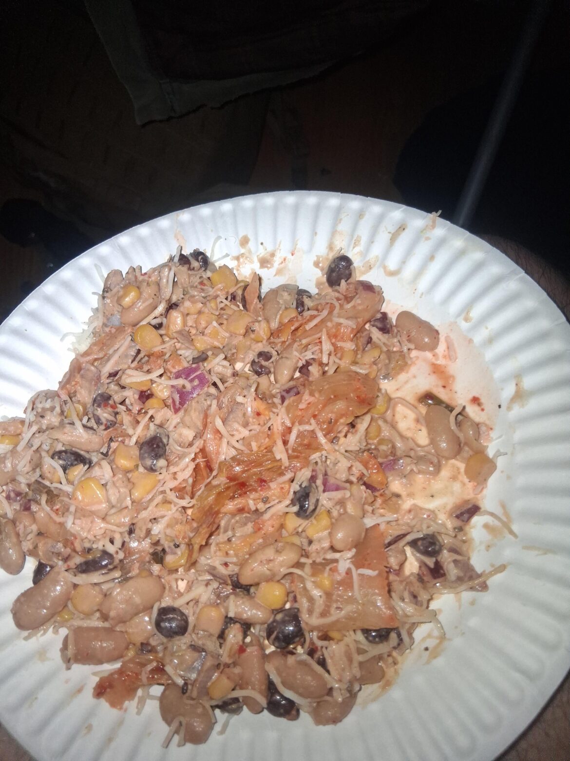 The legend returns. Sourdough guy here. Tonightwe got a homage balsamic bean salid,, to witch i added kimchi and a four cheese Italian blend. Delicious. Sorry no dough.