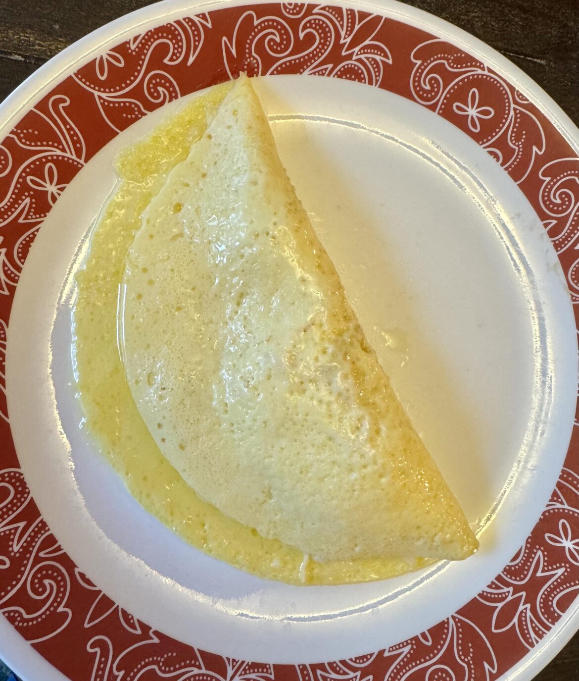 Made my kid a ham ‘n’ cheese omelette