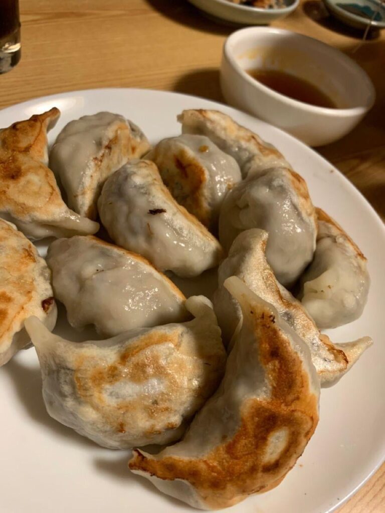 [i ate] pan fried dumplings