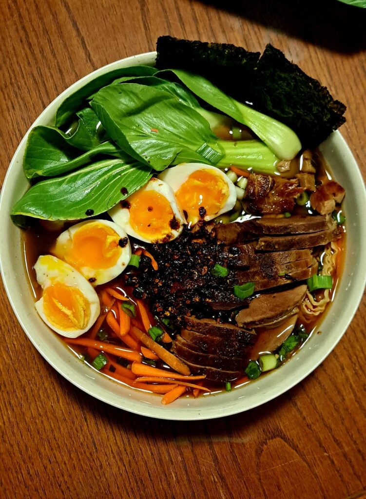 Abobo Duck Broth Ramen w/ Duck Breast