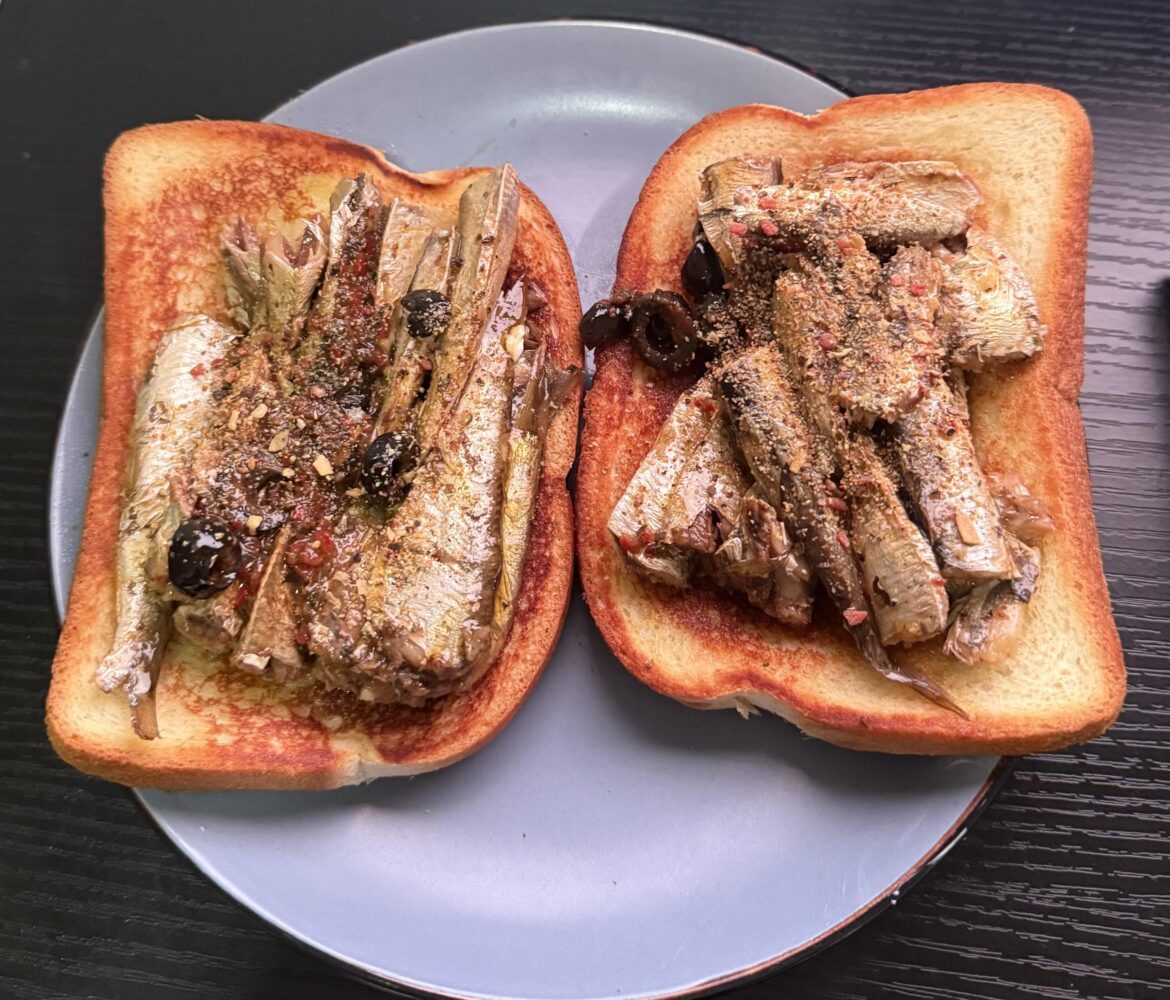Anyone else just put a whole can on a piece of toast?