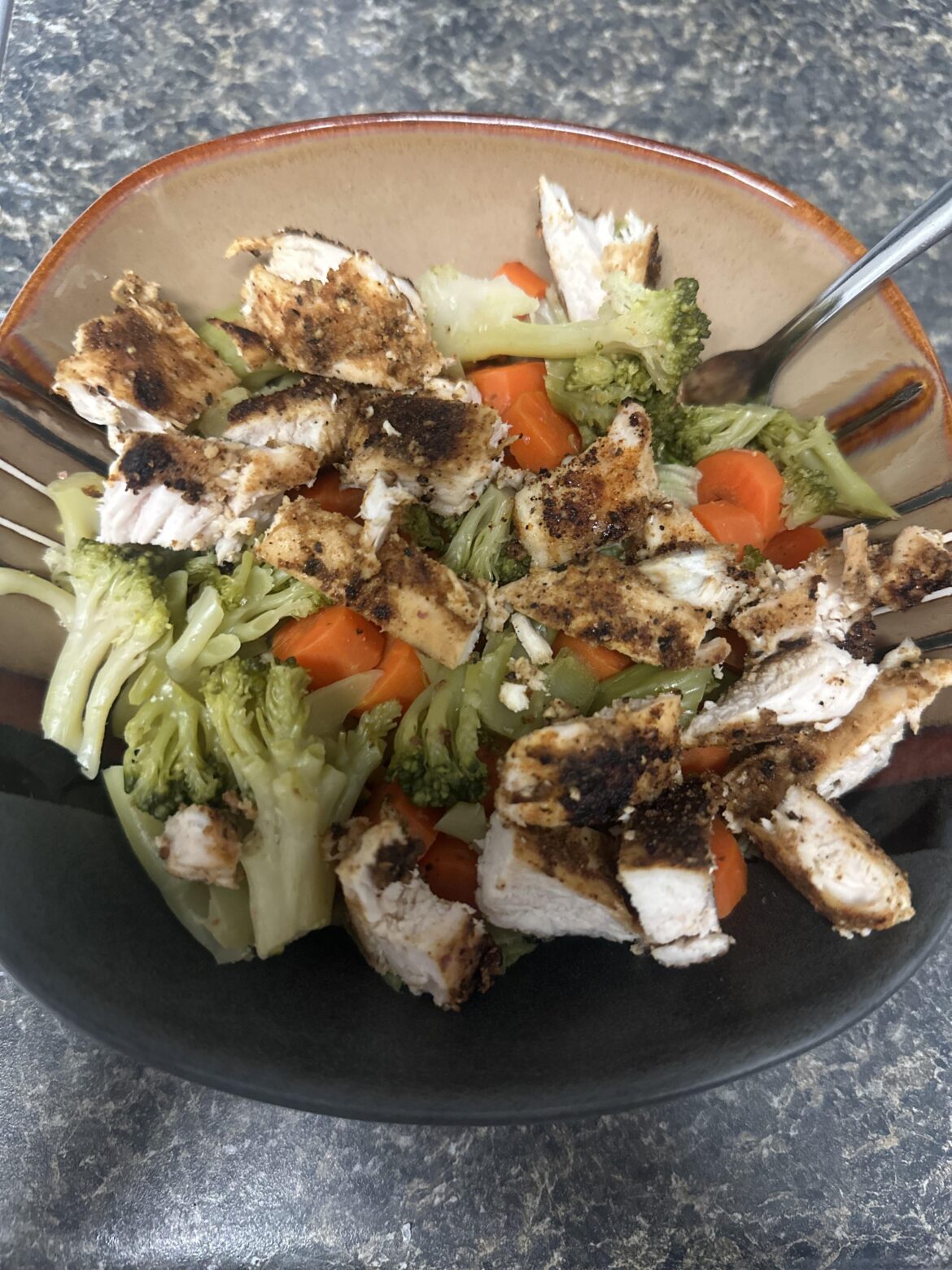 175 calorie chicken bowl (or salad?) :-)