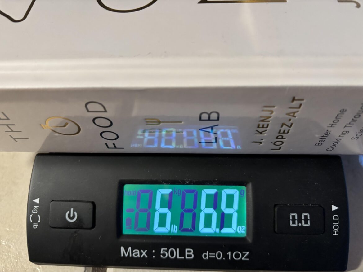 The food lab - worth its weight