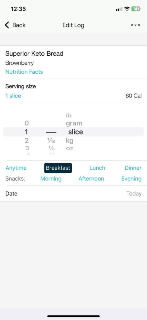 Which calorie count would you go by?