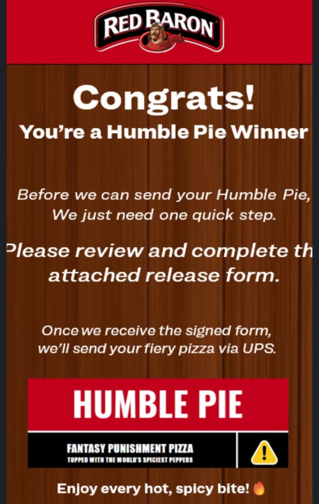 Oh no what have i won 😅