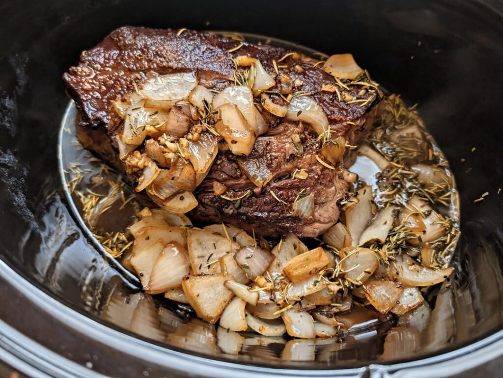 Slow cookers put cooking a Christmas roast on easy mode.