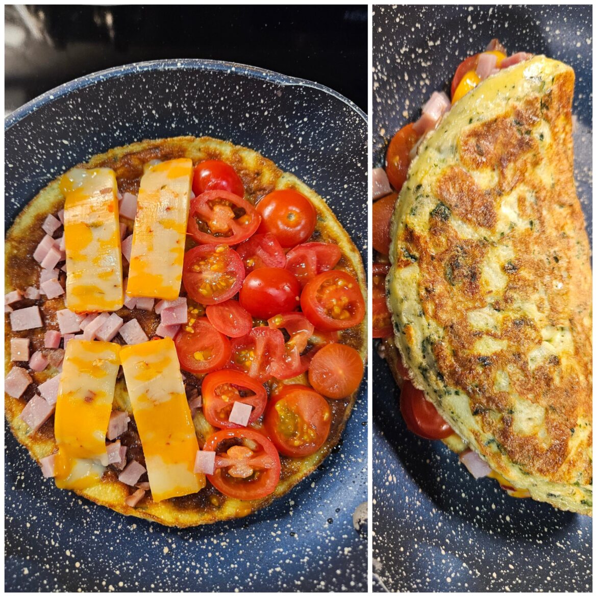 One egg 'omlette de luxe'