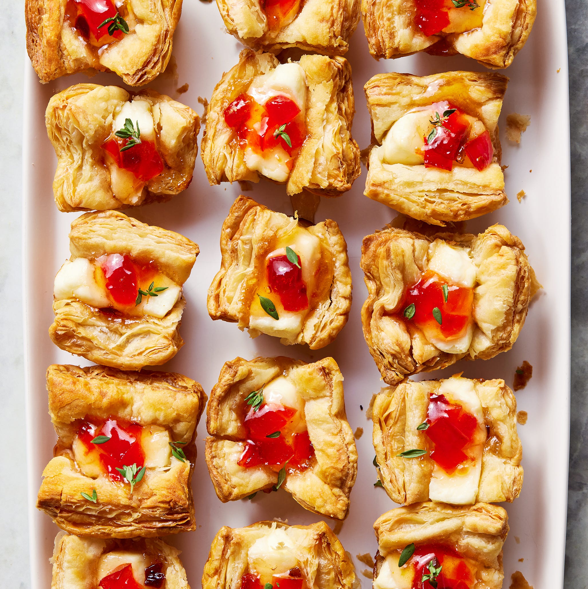 pepper jelly and cream cheese bites