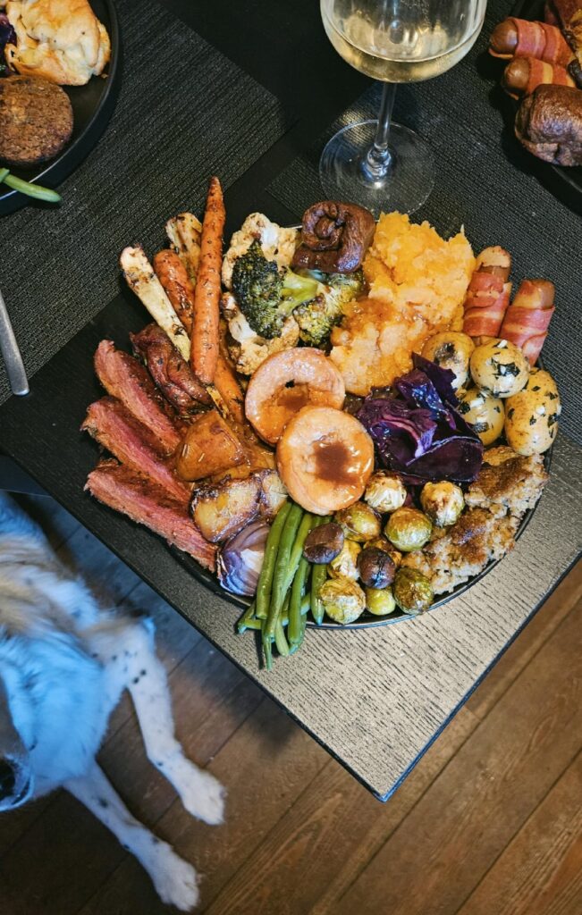 Our Vegan Yuletide Meal.