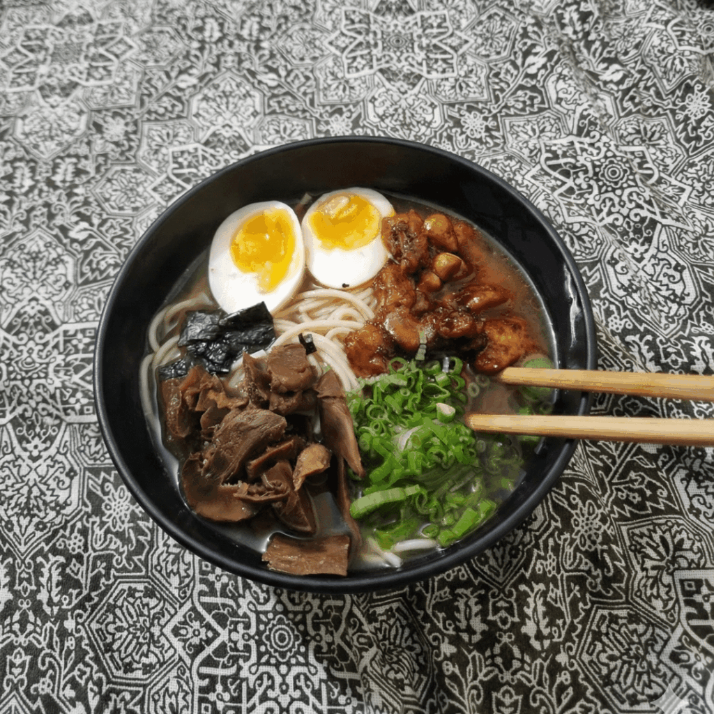 Tried making miso ramen at home