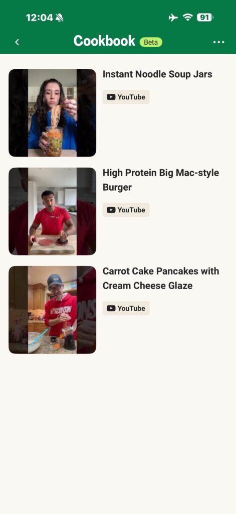 Recipe Saving in Cookbook: Convenient for customers? Or a way for HF to scrape data for new recipes and reduce overhead costs of hiring chefs?