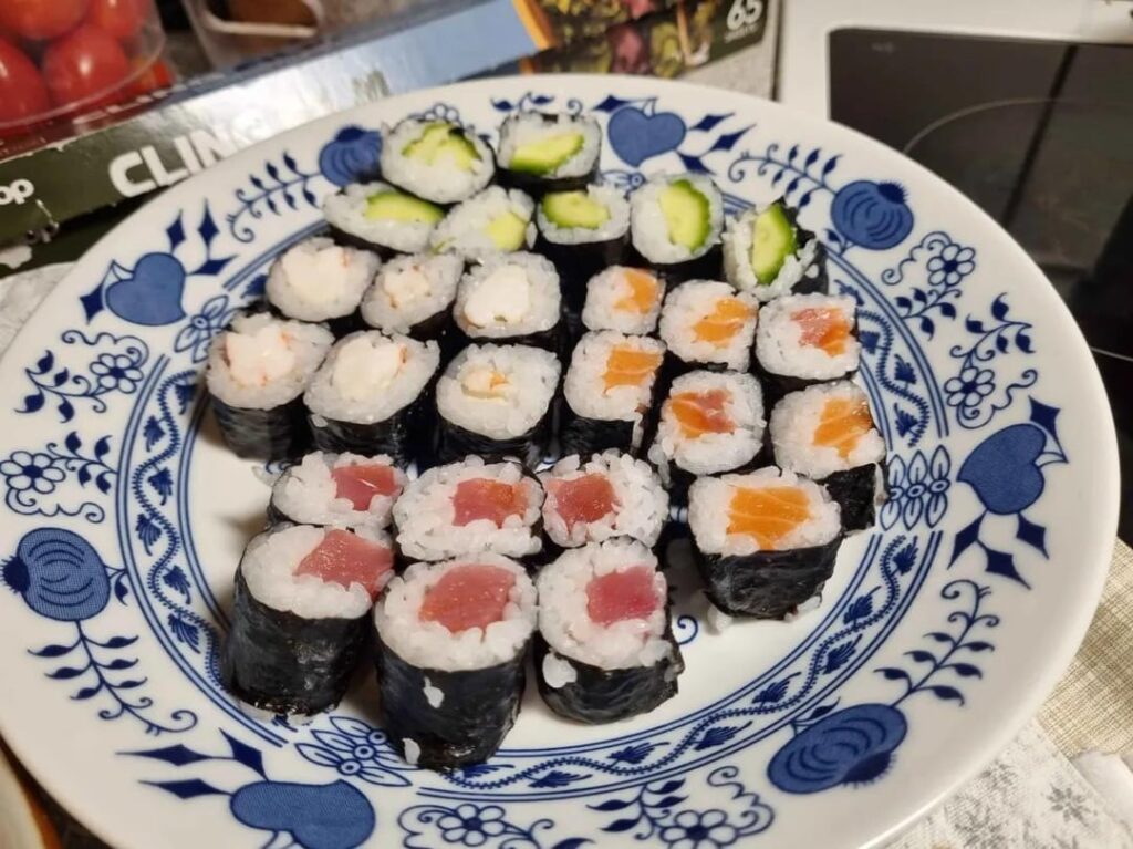 My second attempt at making sushi!