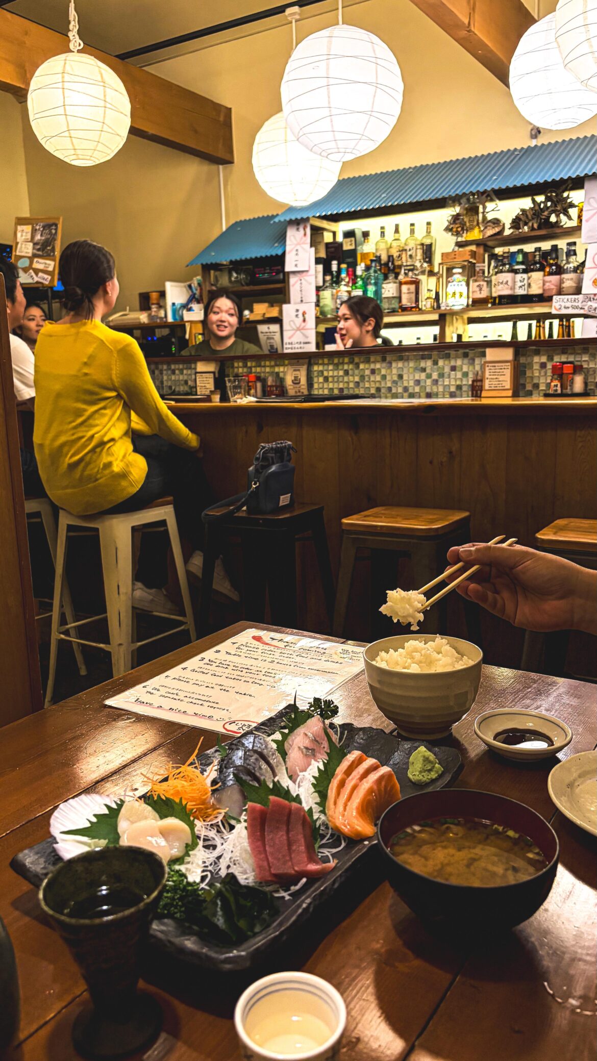 The best sashimi I’ve ever had (Niseko-Hokkaido)