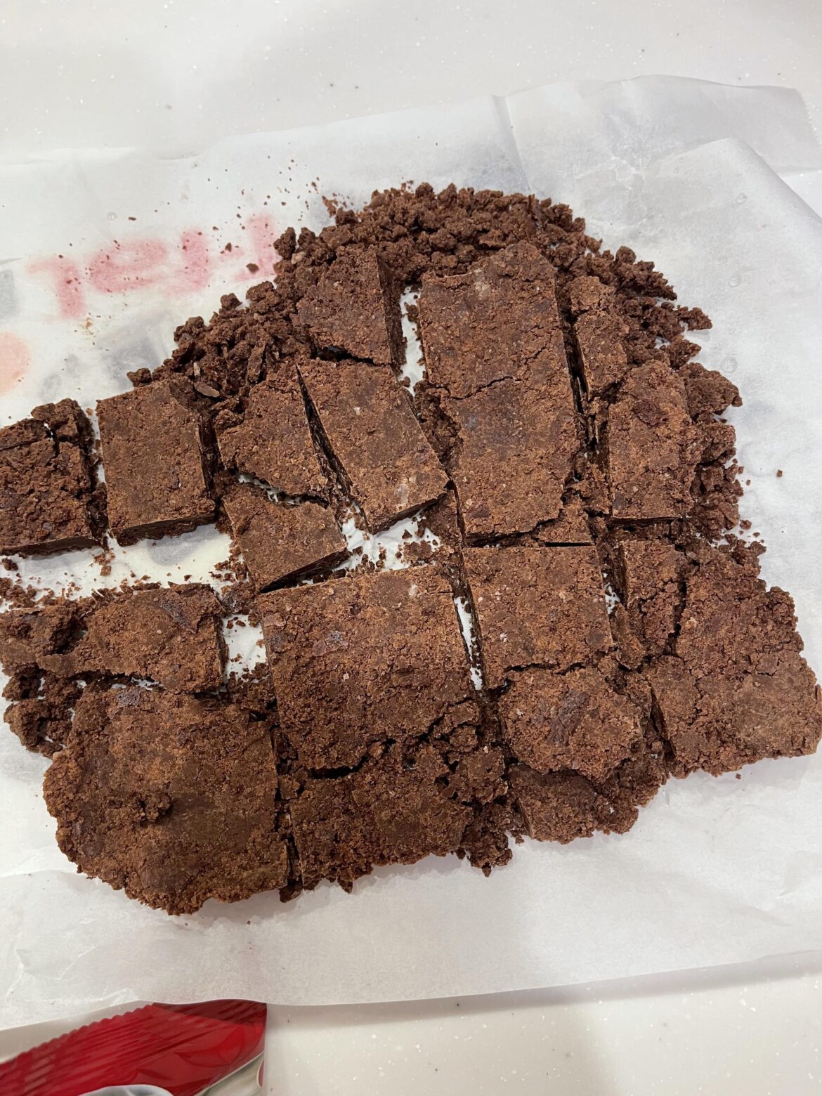 First time making fudge. Used a kit from the grocery store. Damn shame