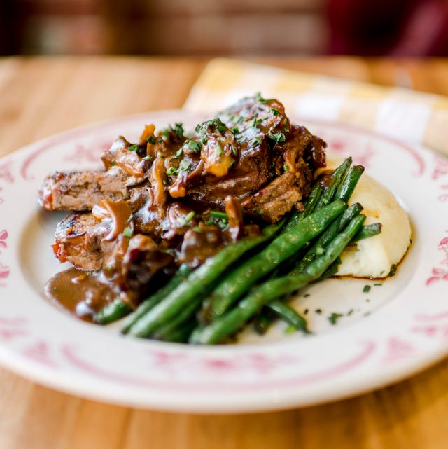 bacon wrapped meatloaf with mushroom gravy