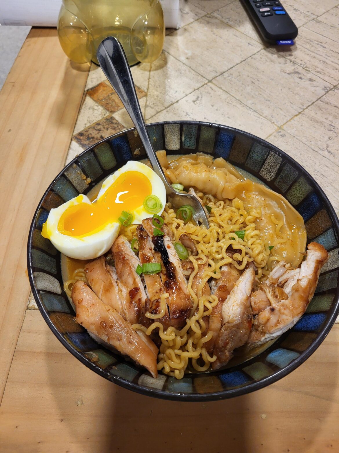 Teriyaki chicken ramen