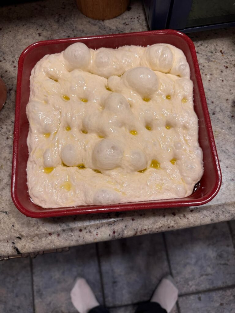 Cold Fermented Focaccia