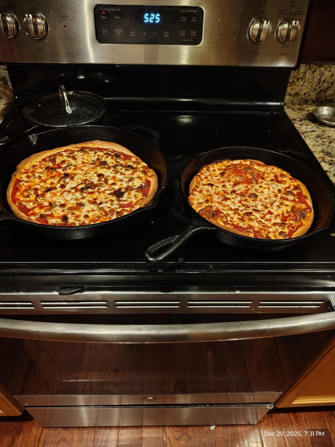 Pizza. Kids demanded a repeat