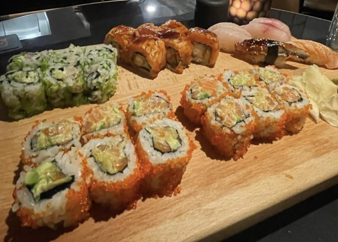 Sushi from Sumosan,  Courchevel