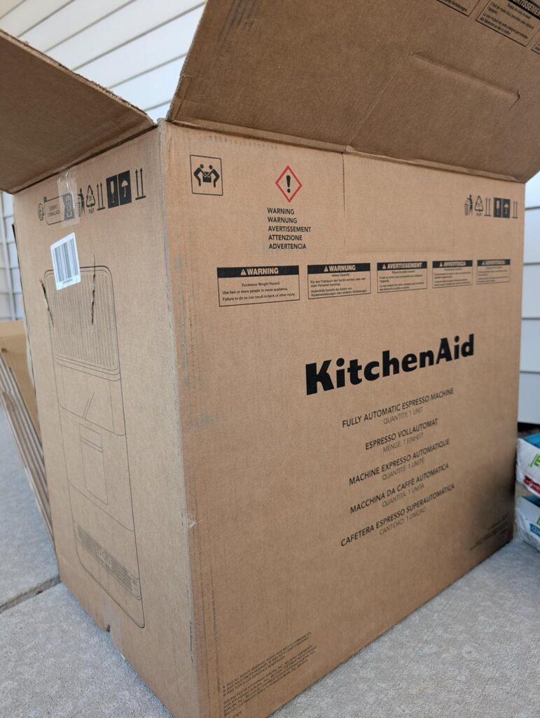 New KF8 showed up covered in coffee grounds...