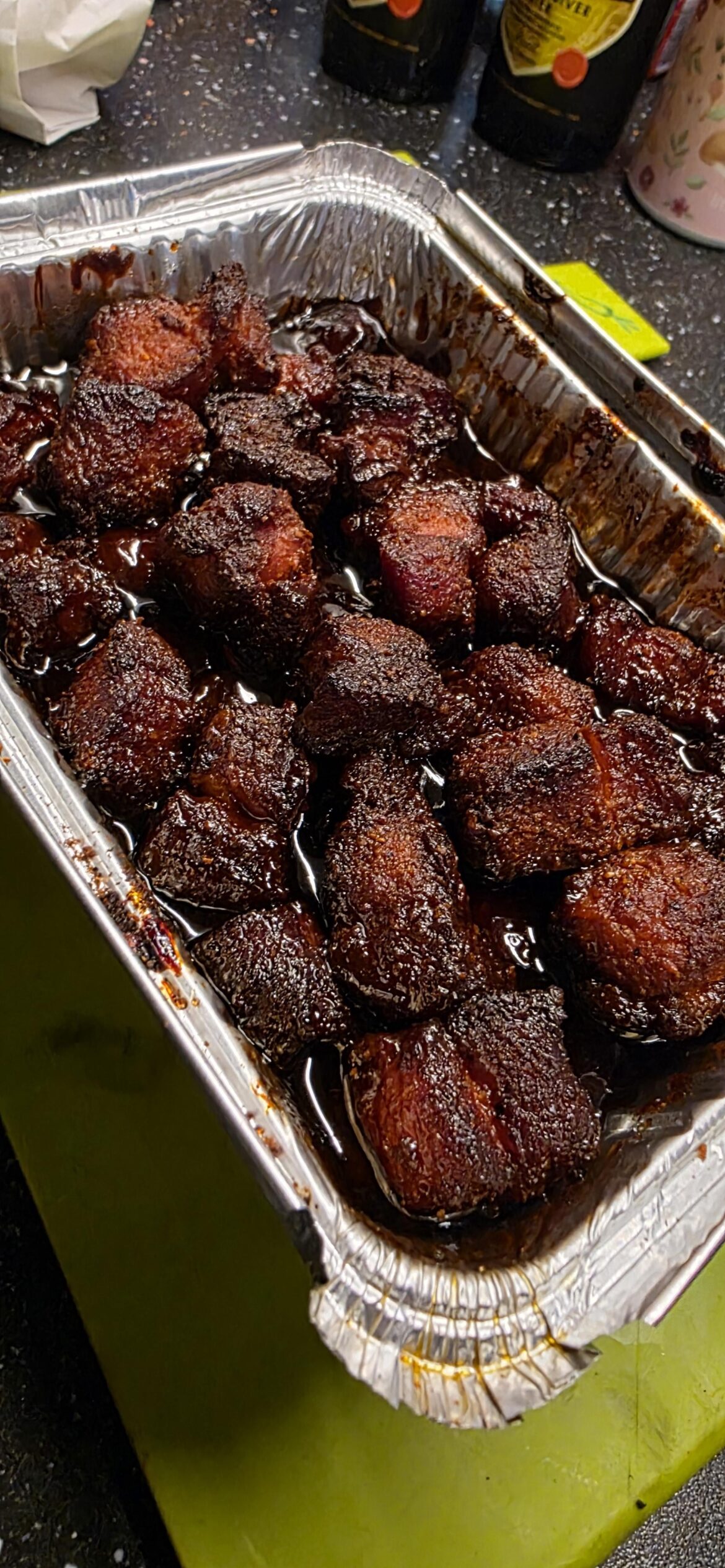 Made some pork belly burned ends for new years.