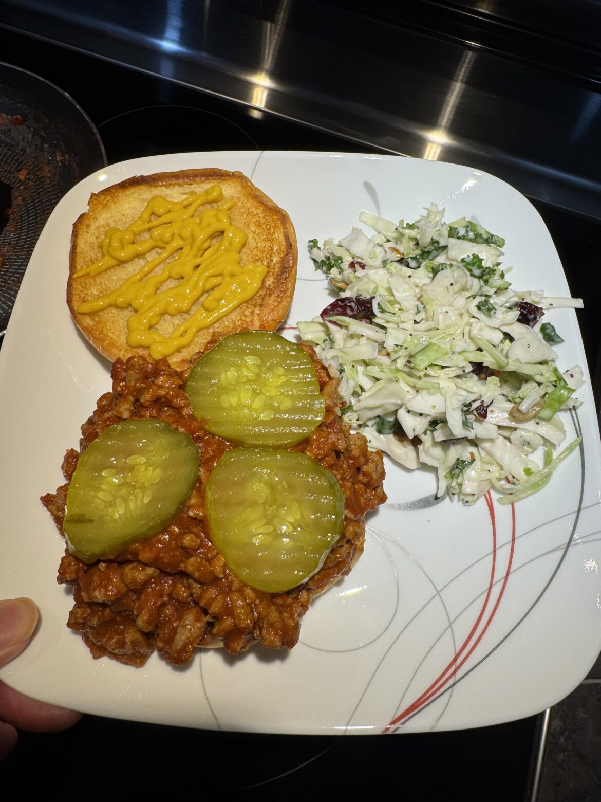 Sloppy Joes tonight with the fam back in the Midwest