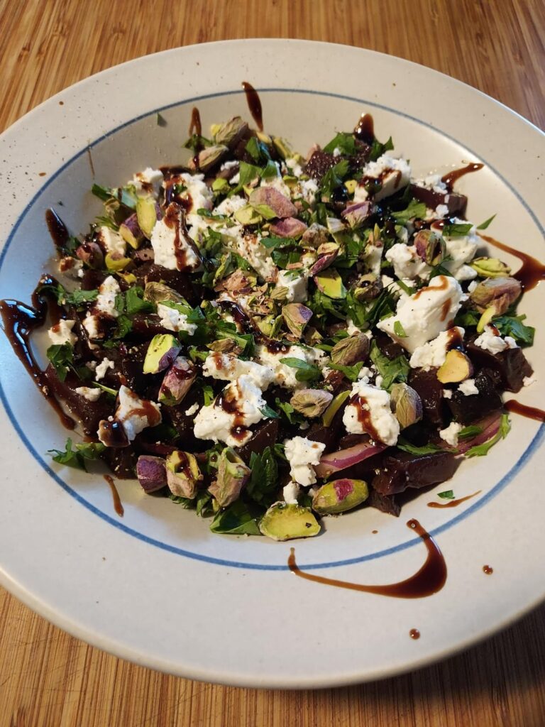 Roasted Beet Salad with Feta