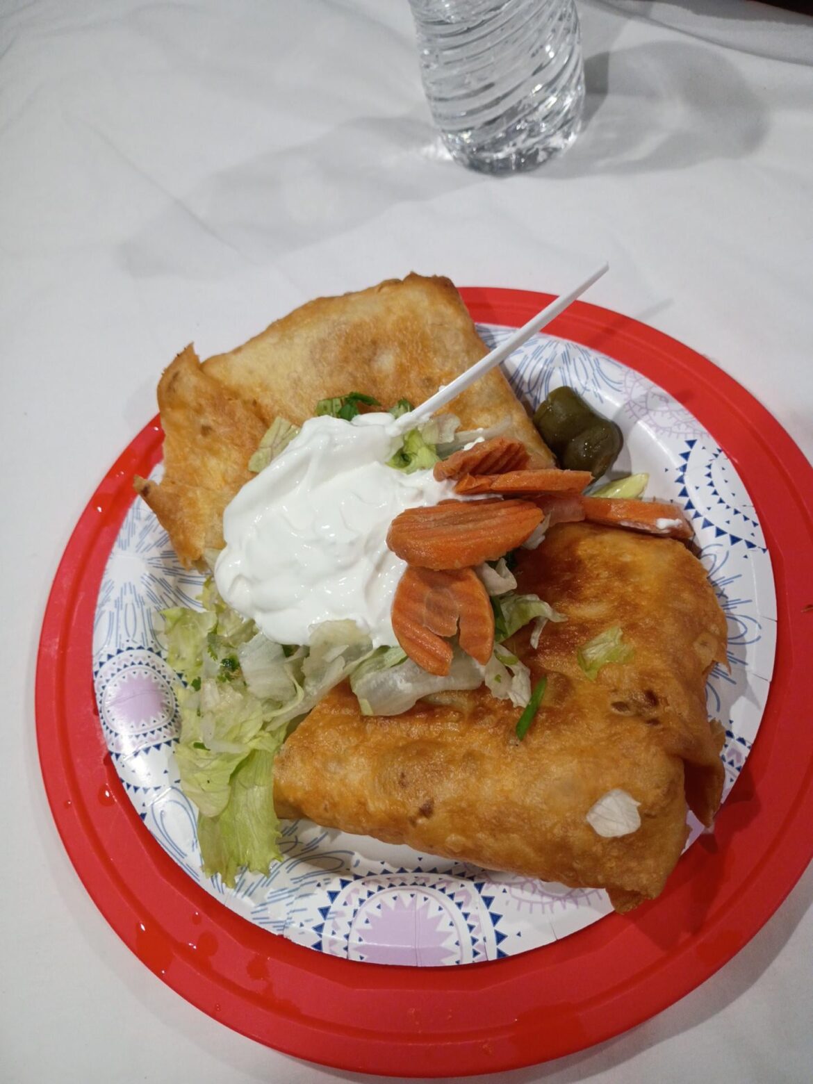 Deeeep fried burrito