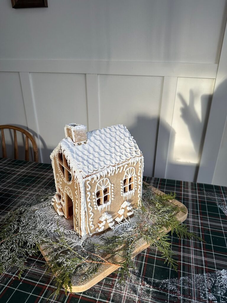 I made my first vegan gingerbread house 🥹✨ I made my first vegan gingerbread house 🥹✨