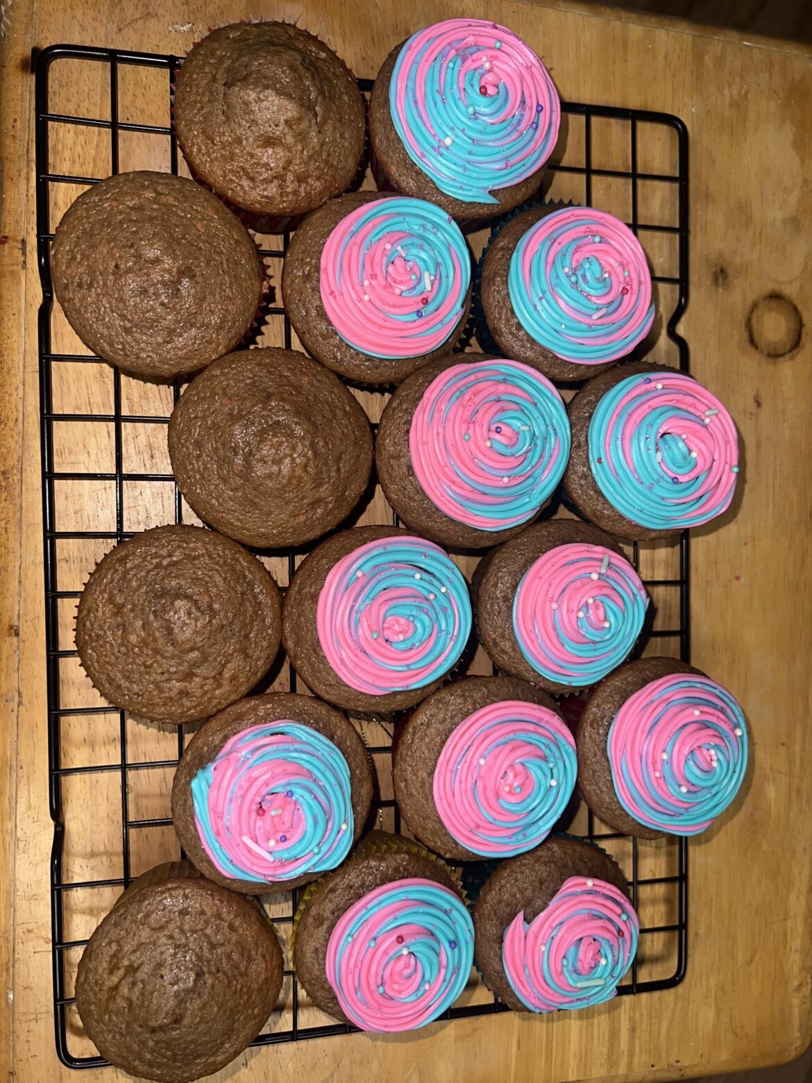 First time mixing colours