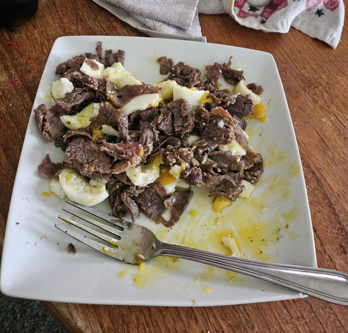 Beating the 'autistic people only eat chicken' stereotype with my steak surprise