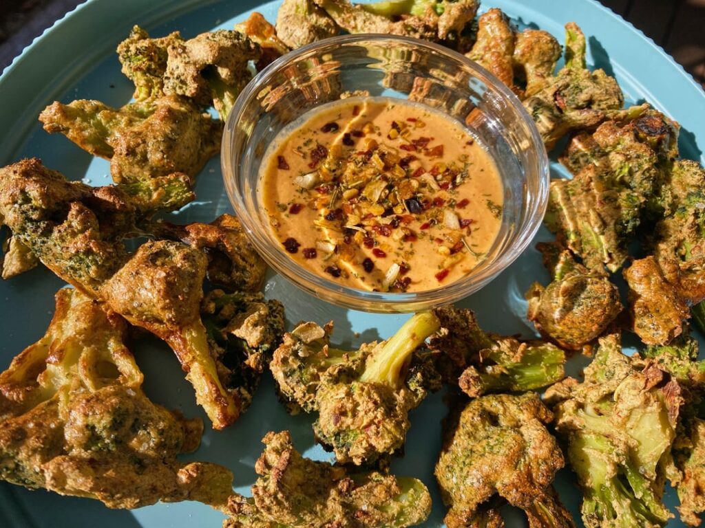 air fryer crispy broccoli