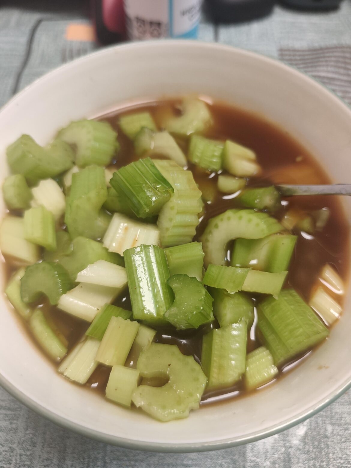My shitty, low calorie, celery soup