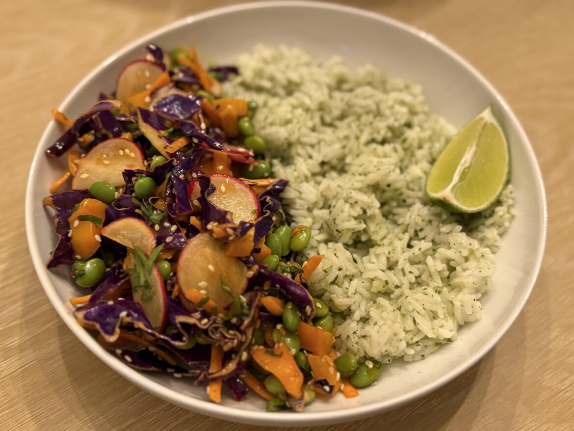 Spicy Thai Veggie and Rice Bowl