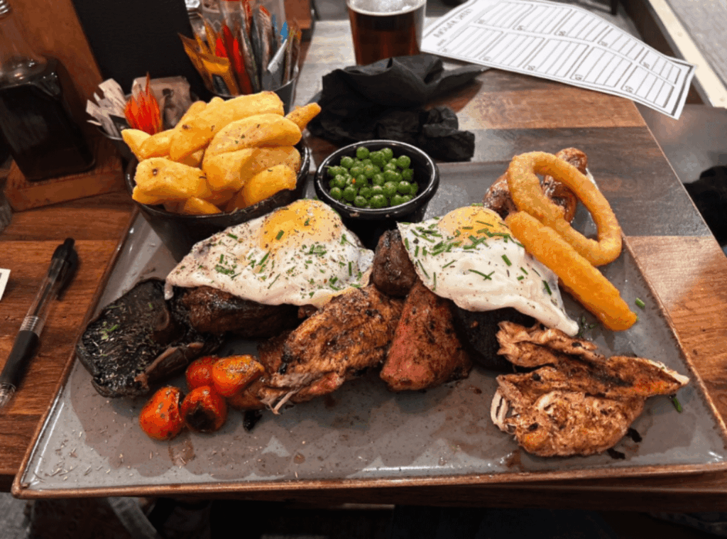 Mixed grill i got at the pub