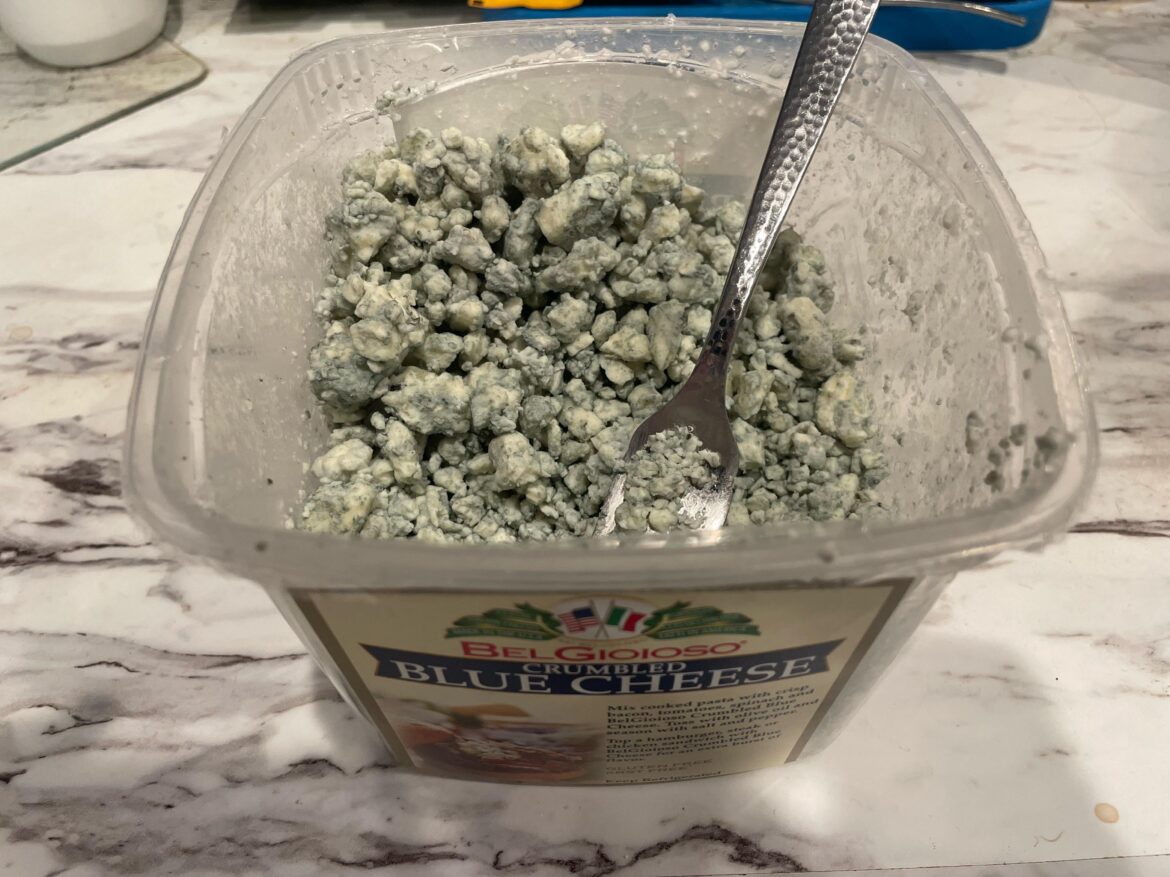 Wow this cheese got blue