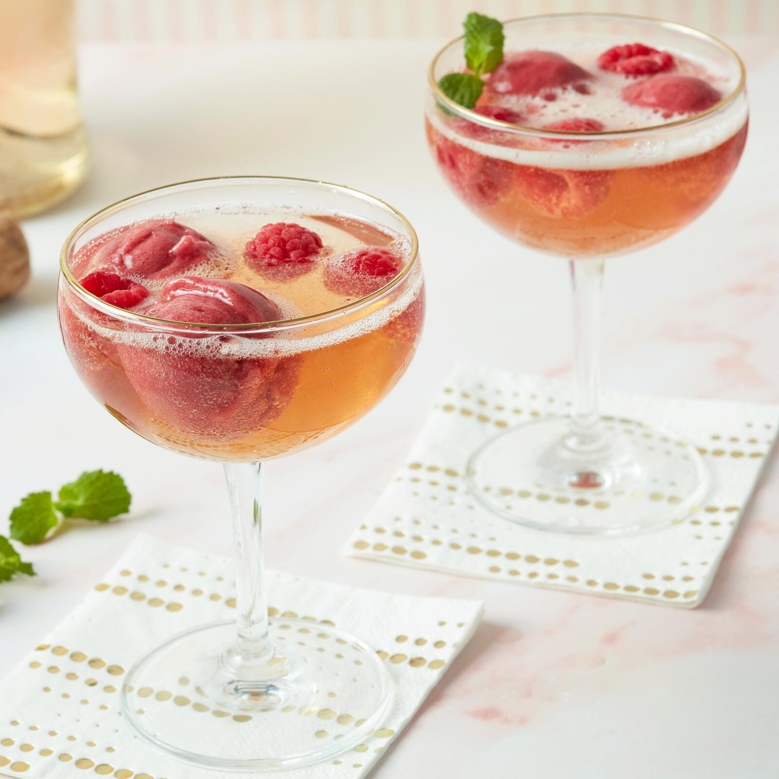 the pioneer woman's raspberry sorbet spritz