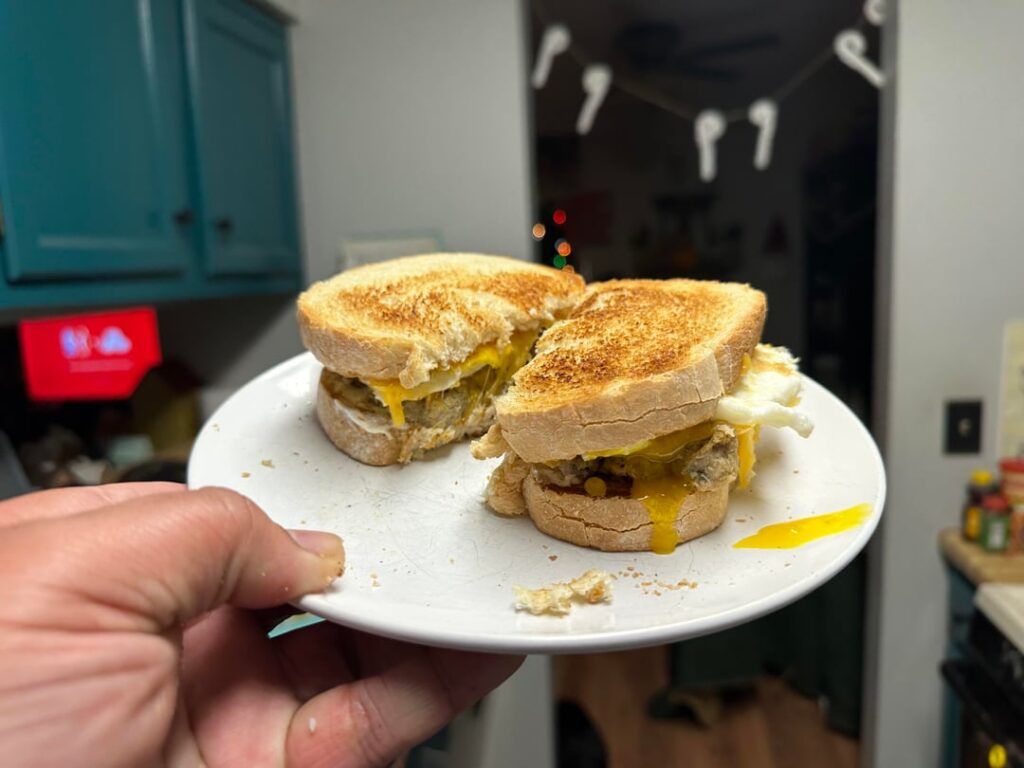 Friday Night Breakfast Sandwiches