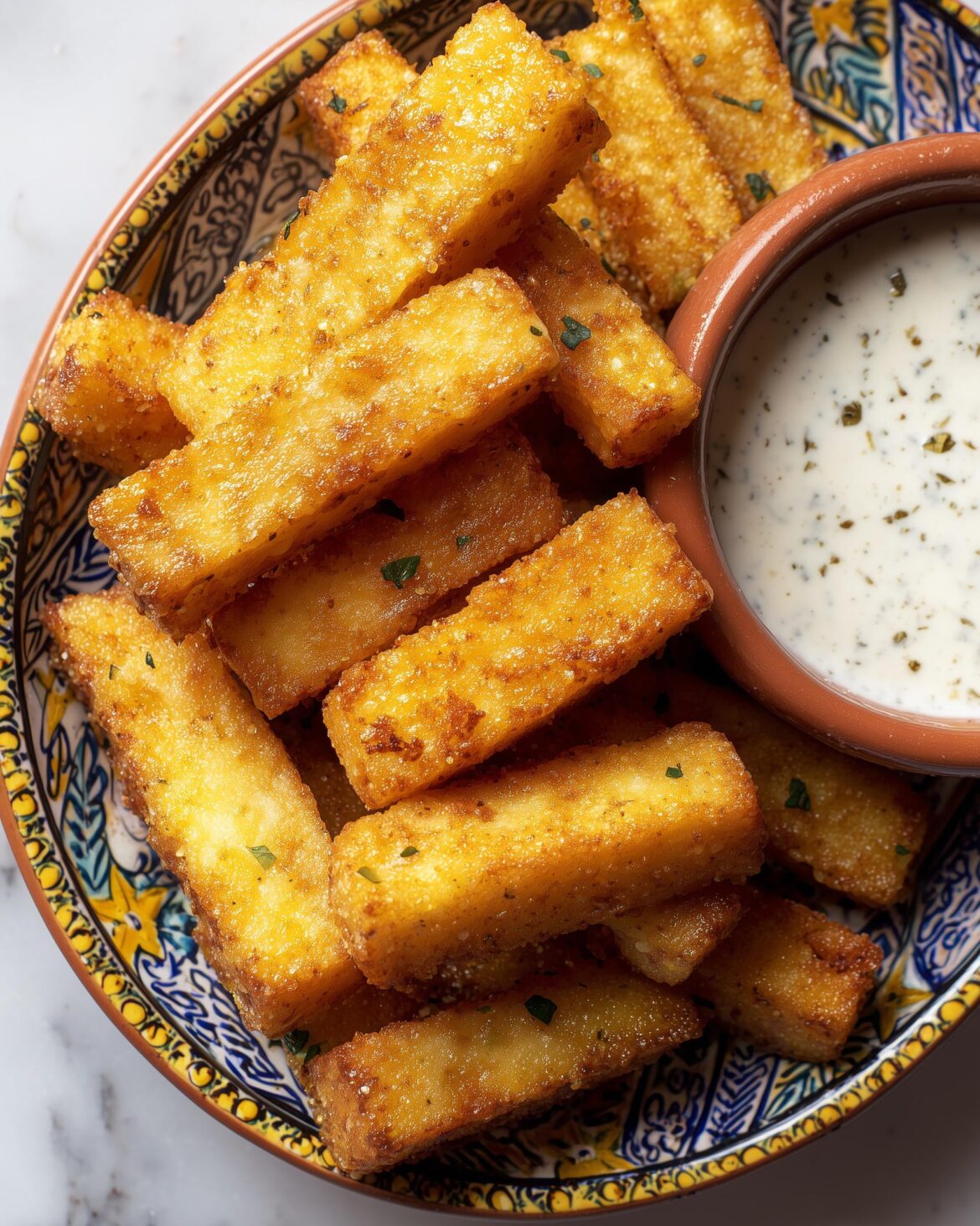 Golden Crispy Polenta Fries Golden Crispy Polenta Fries