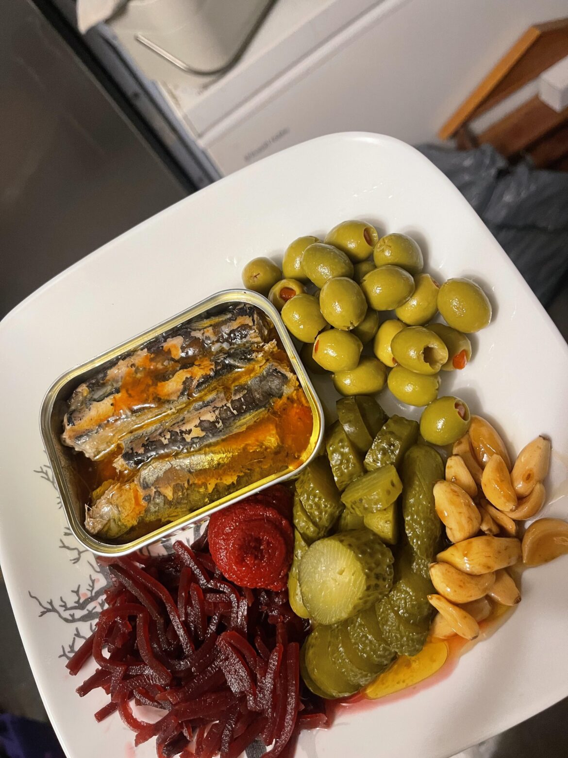 First sardine meal.. and it kicked !