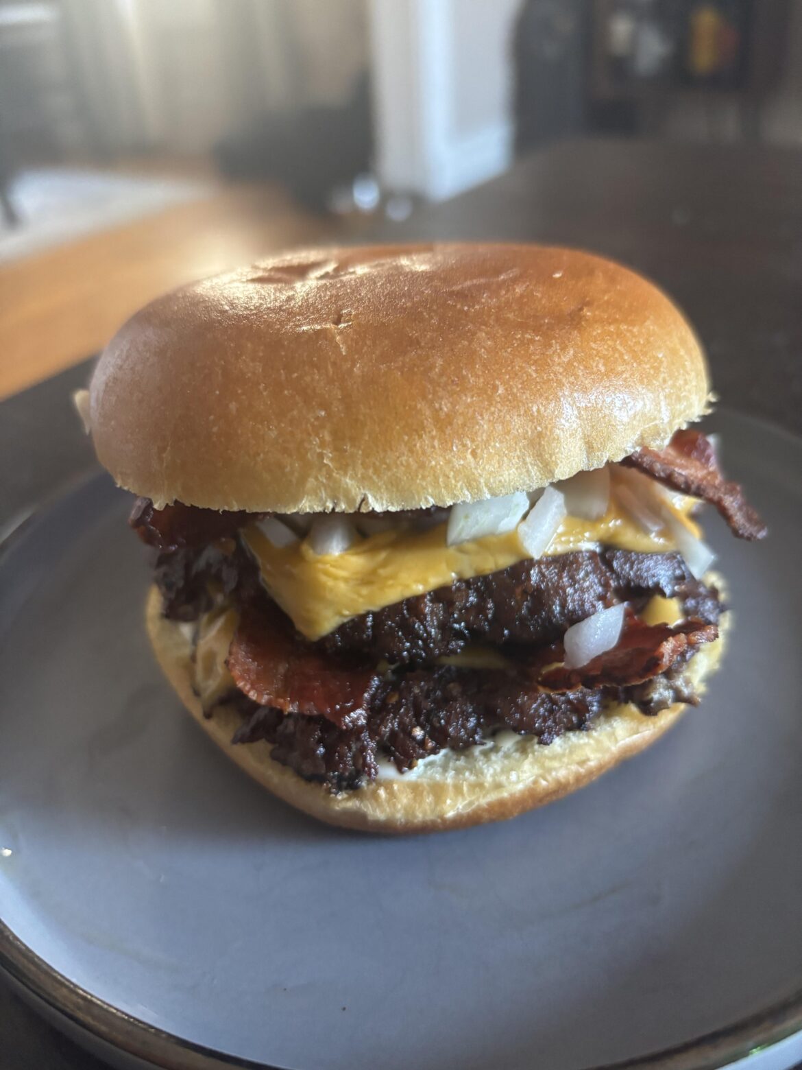 Double Bacon Double Cheese Smash Burger