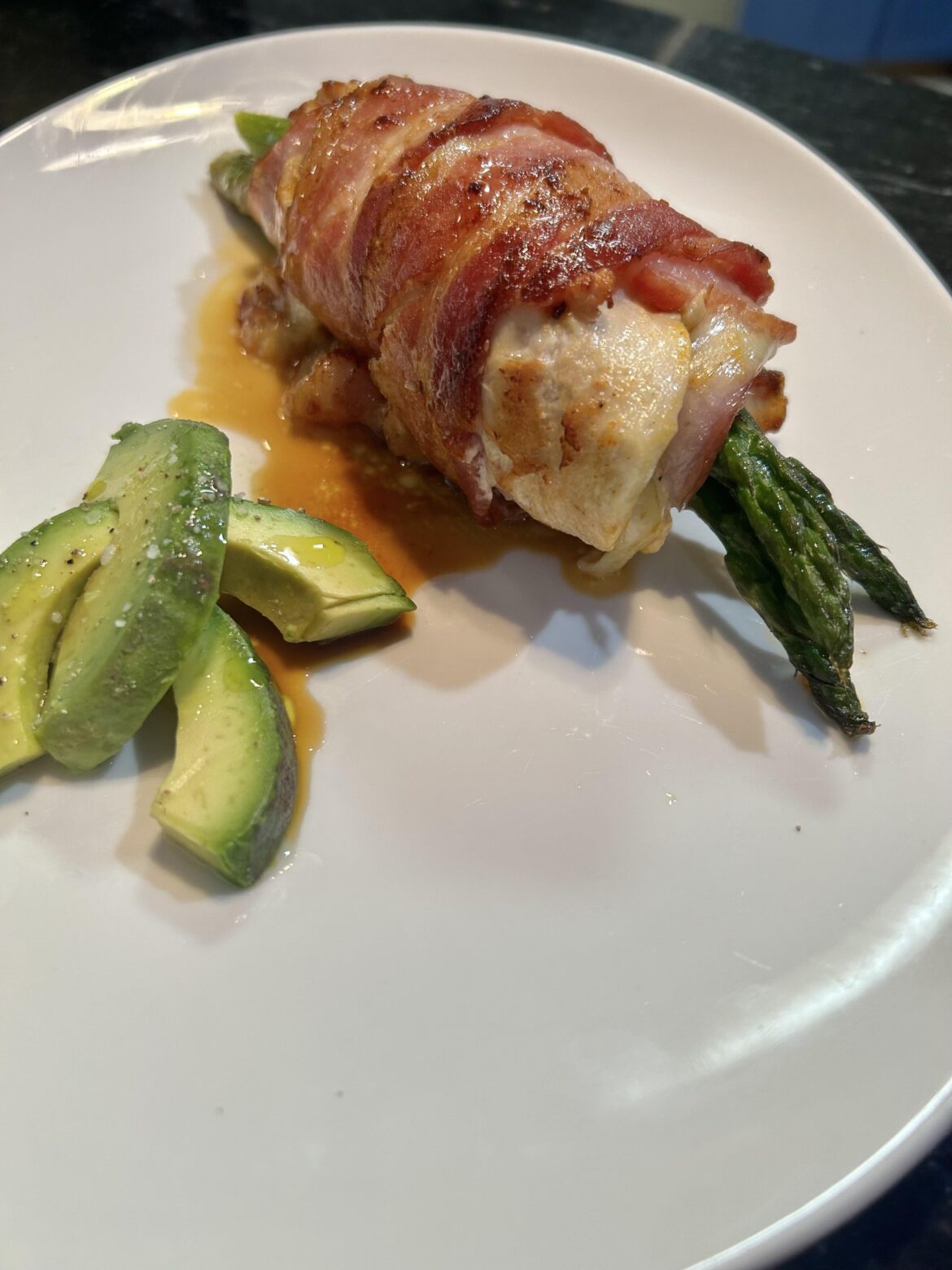 Bacon-Wrapped Chicken & Asparagus Roulades