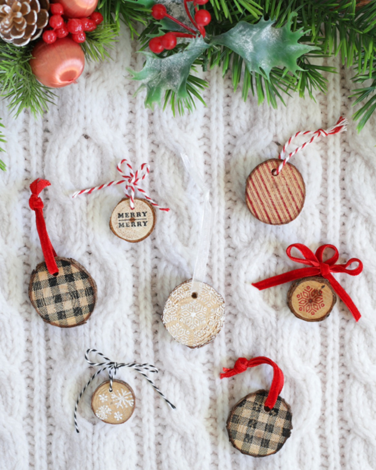 rustic christmas décor