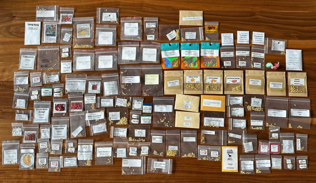 2025 Pepper Seed Exchange Goodies Arrived!