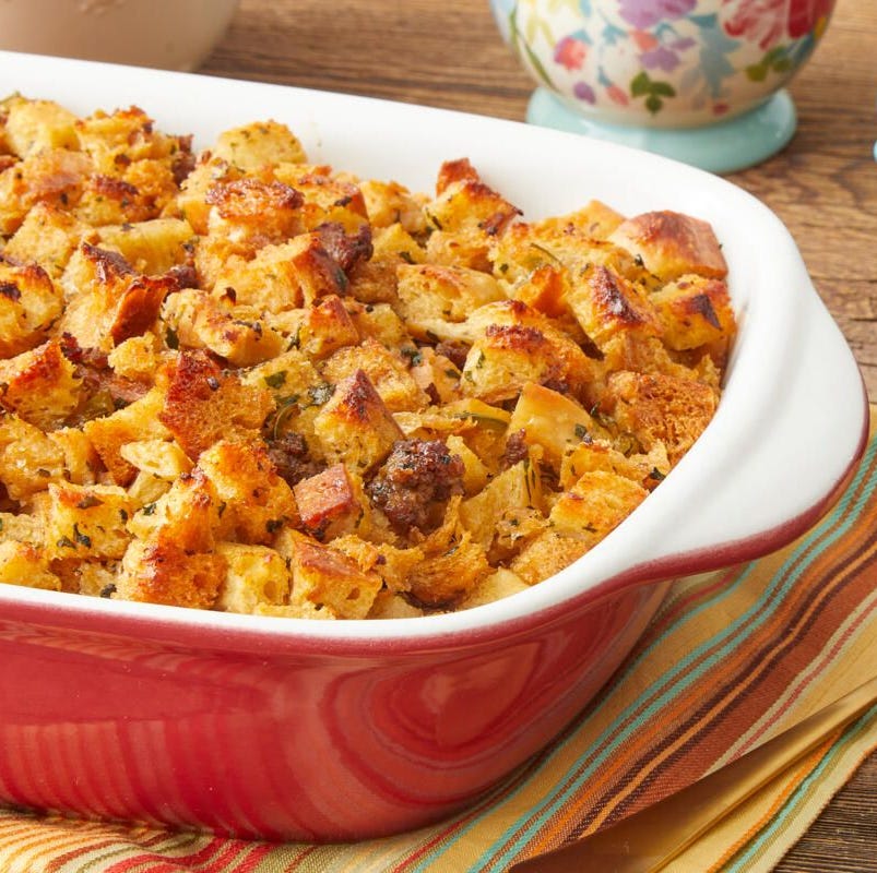 the pioneer woman's sausage stuffing