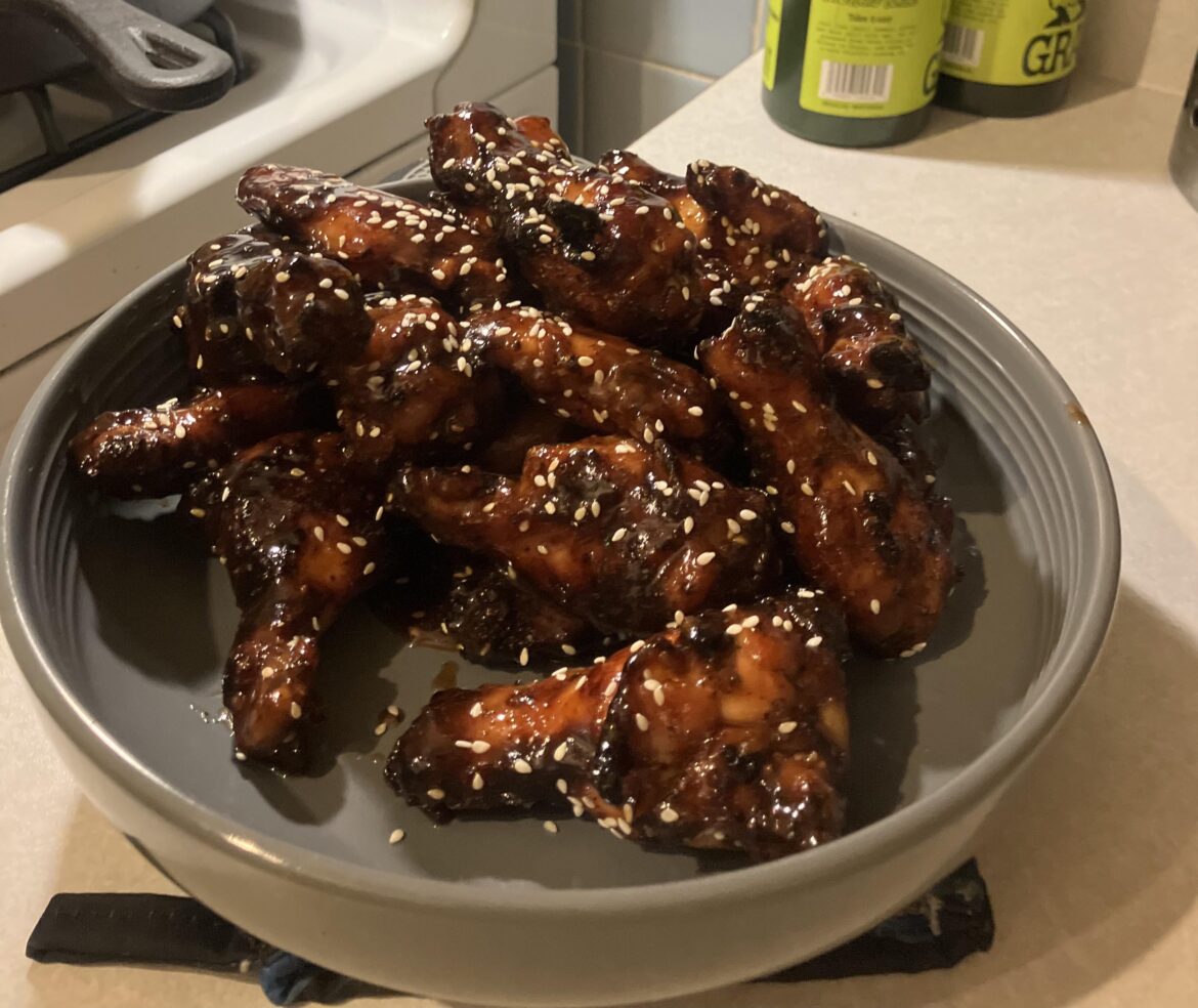 Made some Teriyaki wings for Da Bears game