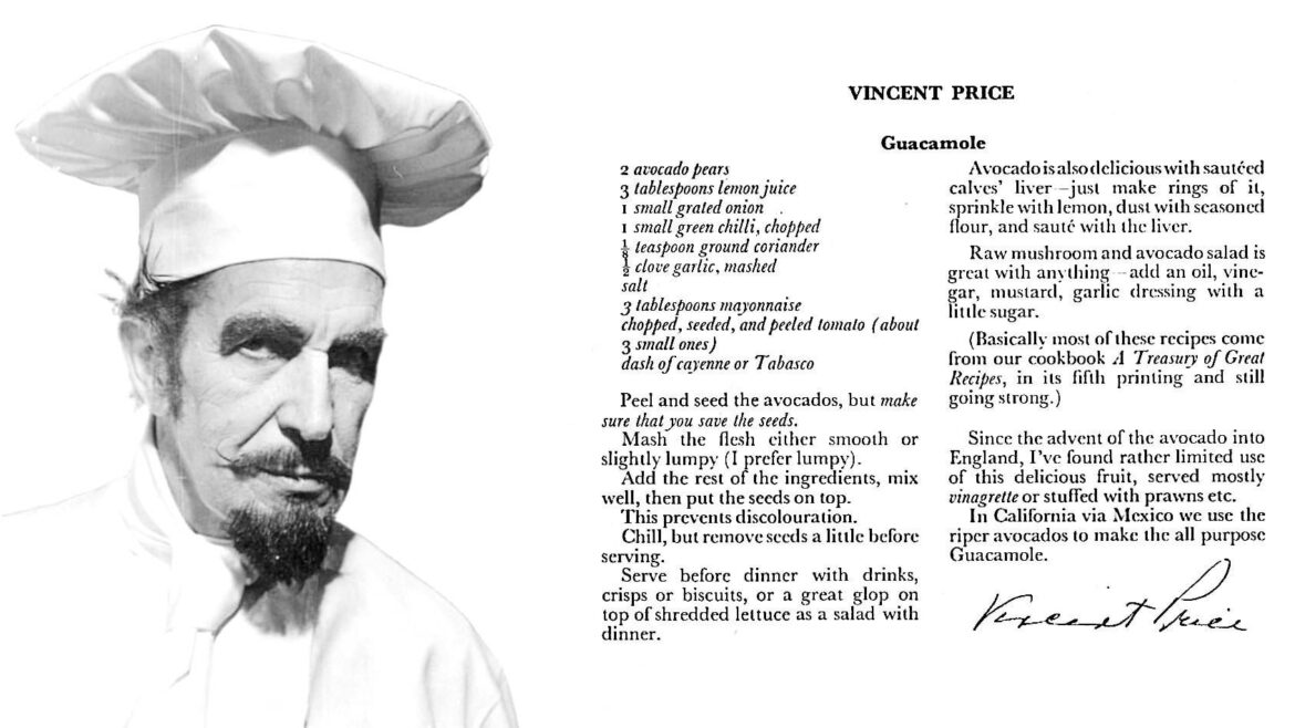 Guacamole a la Vincent Price