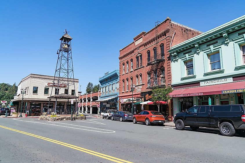 The historic town of Placerville, California