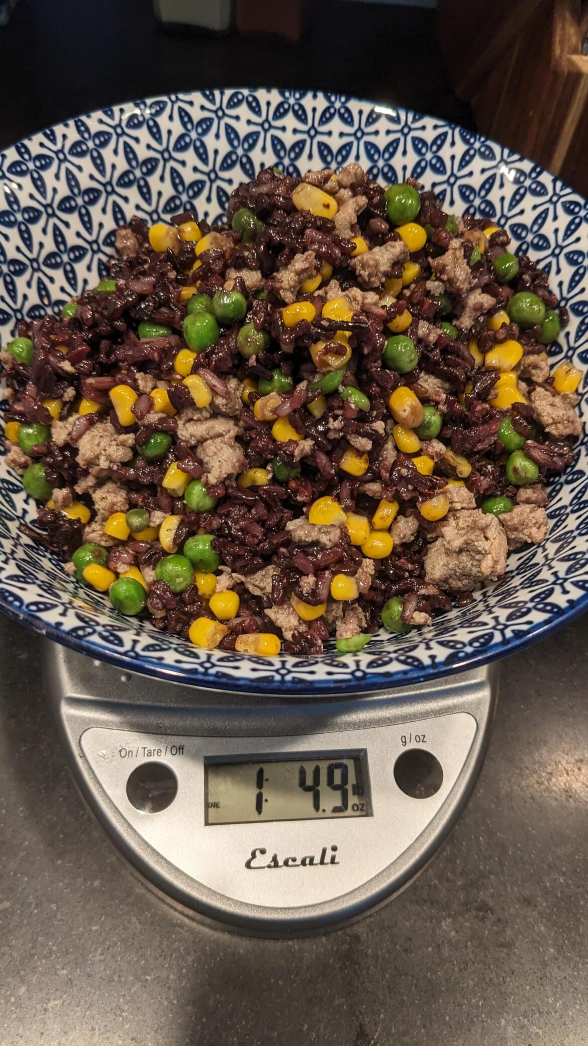 800 calories 17oz dinner bowl